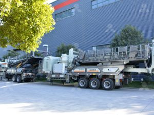 200tph Cobble Mobile Crushing Line in Sichuan, China