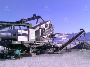 50-80tph Basalt Mobile Crushing Line in Venezuela
